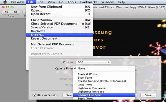 compress pdf on Mac_Mac Preview_step 2